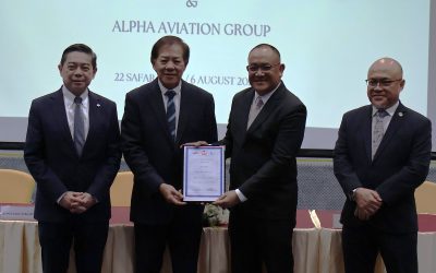 Contract Signing Between Piper Aircraf, Inc. and Alpha Aviation Group